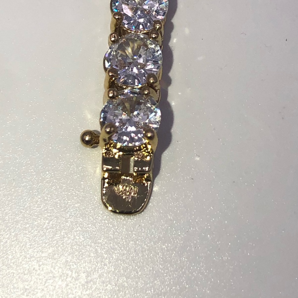 18k 72ct Tennis Necklace - Picture 9 of 14